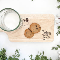 Cookies + Milk Santa Boards