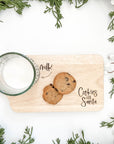 Cookies + Milk Santa Boards