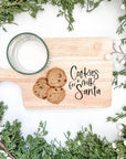 Cookies + Milk Santa Boards