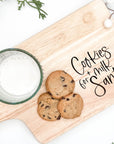 Cookies + Milk Santa Boards