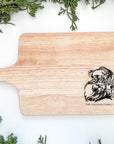 Personalized Vintage Santa Charcuterie Board
