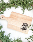 Personalized Vintage Santa Charcuterie Board