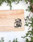Personalized Vintage Santa Charcuterie Board