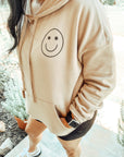 Neutral Happy Face Pullover Hoodie