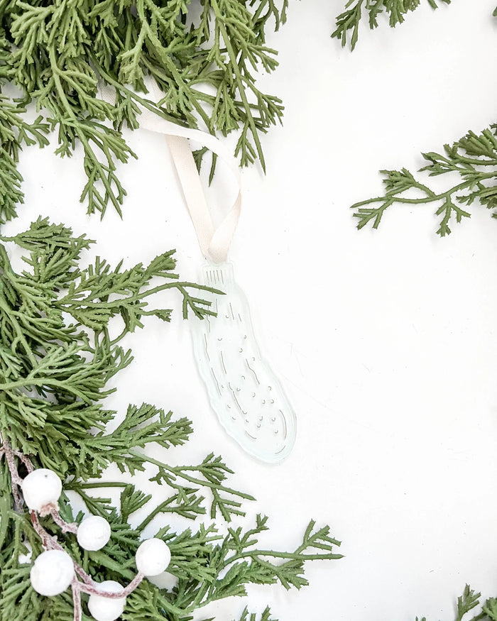 Christmas Pickle Ornament Saved by Grace Co.