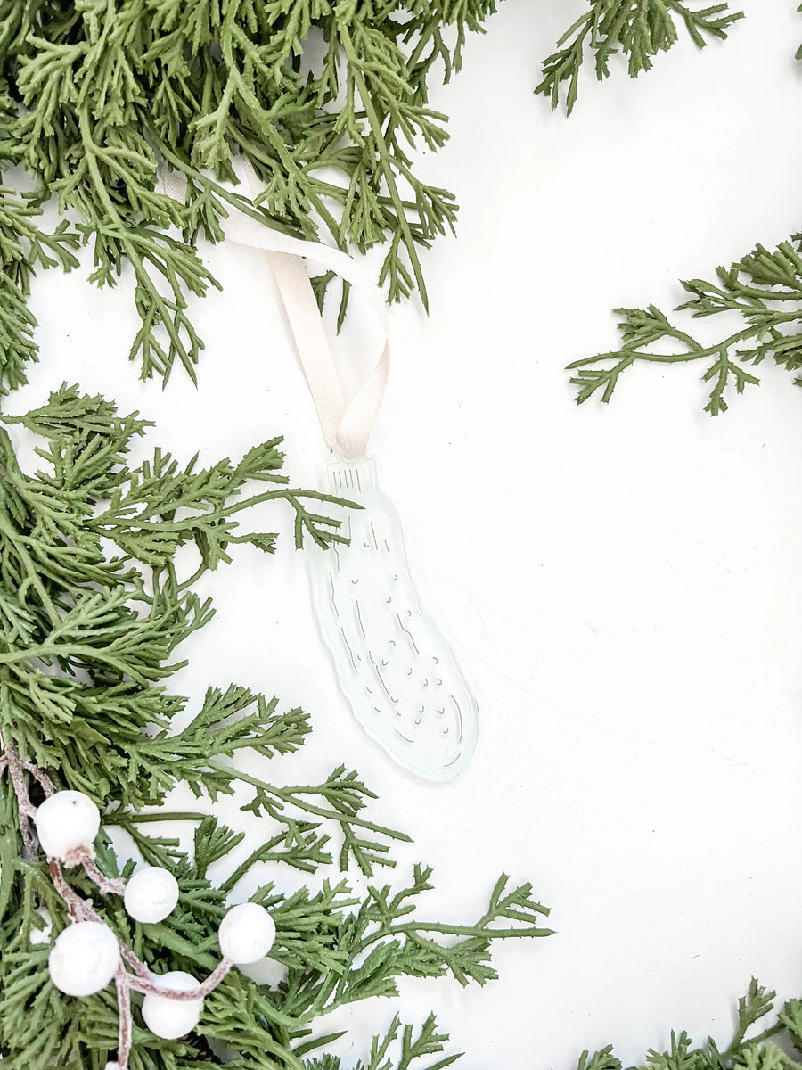Christmas Pickle Ornament Saved by Grace Co.
