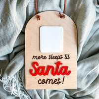 Sleeps til' Santa Countdown Board