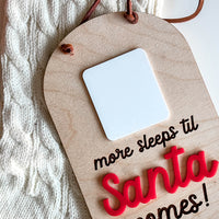 Sleeps til' Santa Countdown Board